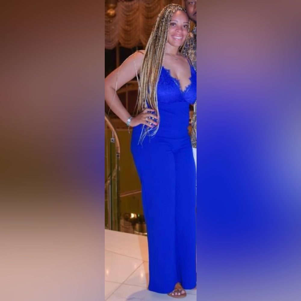 FashionNova Blue Jumpsuit